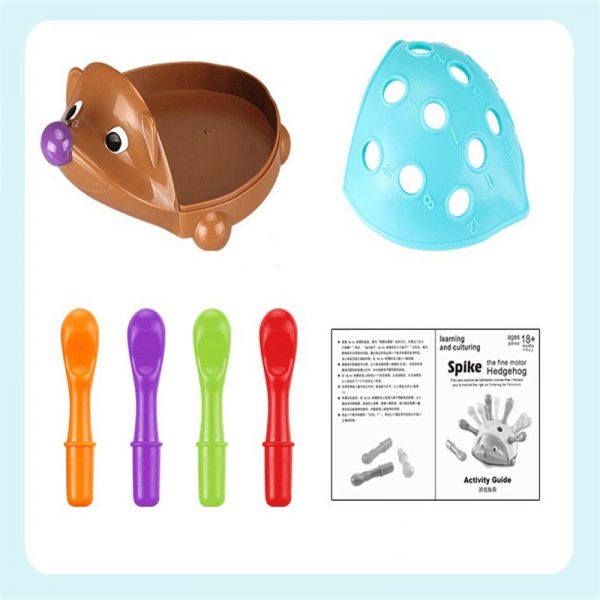 Hedgehog Toys Concentration Training Intelligence Early Education Children (12)