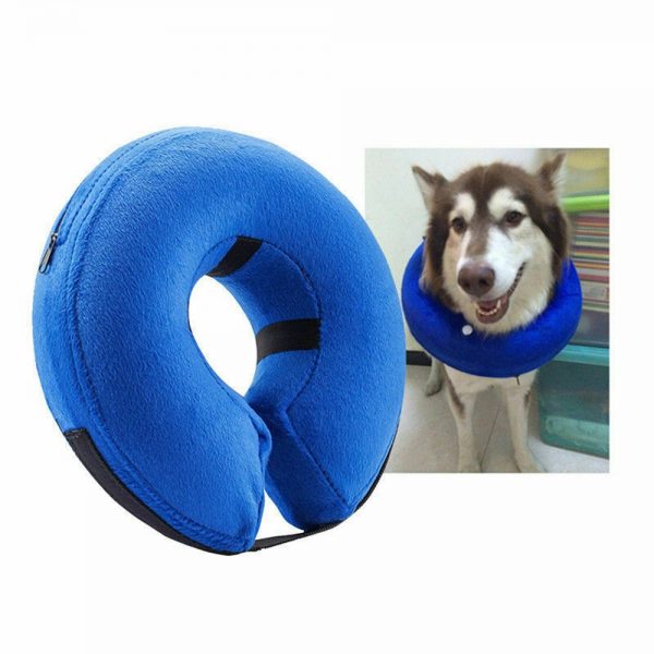 Inflatable Collar Dog Cat Pet Puppy Medical Protection Head Cone Sof E Collar (14)
