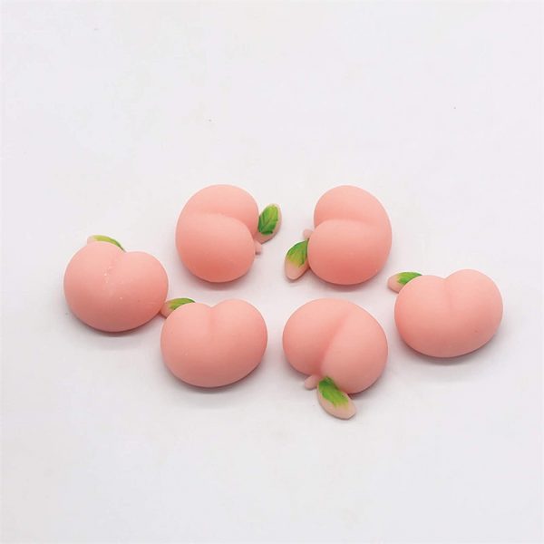 Mini Peach Little Butt Toy Soft Anxiety Relief Cute Novelty Stress Party Favors For Boys Girls (2)
