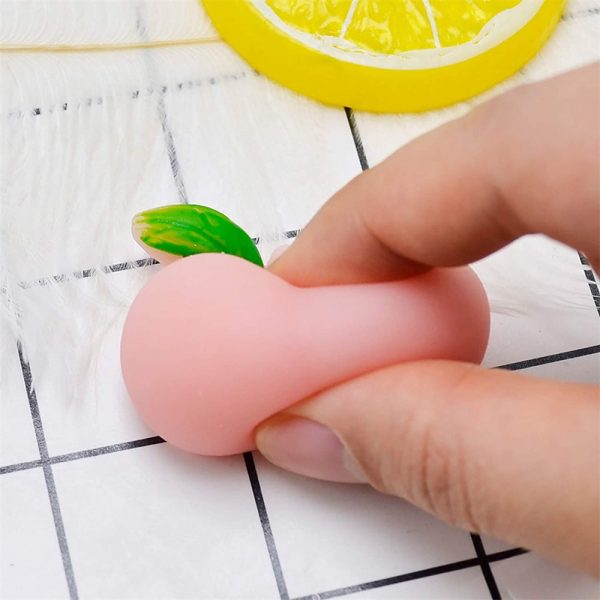 Mini Peach Little Butt Toy Soft Anxiety Relief Cute Novelty Stress Party Favors For Boys Girls (6)