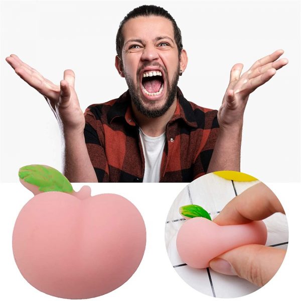 Mini Peach Little Butt Toy Soft Anxiety Relief Cute Novelty Stress Party Favors For Boys Girls (8)