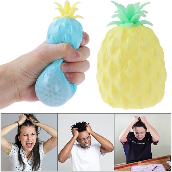 Pineapple Shape Decompression Ball Squeeze Ball Sensory Toy Gifts (1)