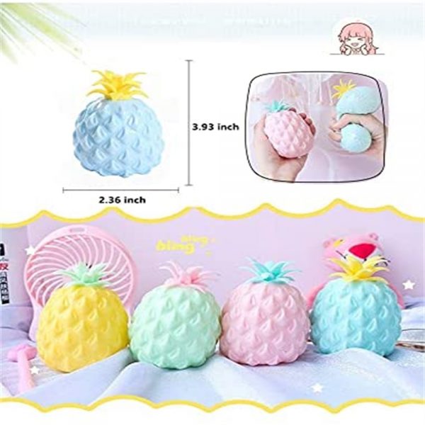 Pineapple Shape Decompression Ball Squeeze Ball Sensory Toy Gifts (11)