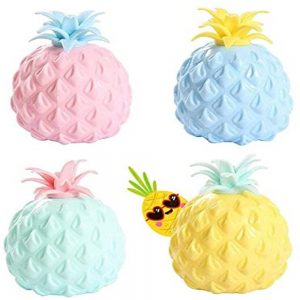 Pineapple Shape Decompression Ball Squeeze Ball Sensory Toy Gifts (4)