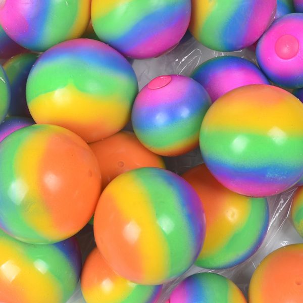 Rainbow Stress Balls Vent Toy Anti Stress Squishy For Adults Kids Teens (5)