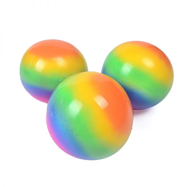Rainbow Stress Balls Vent Toy Anti Stress Squishy For Adults Kids Teens (8)