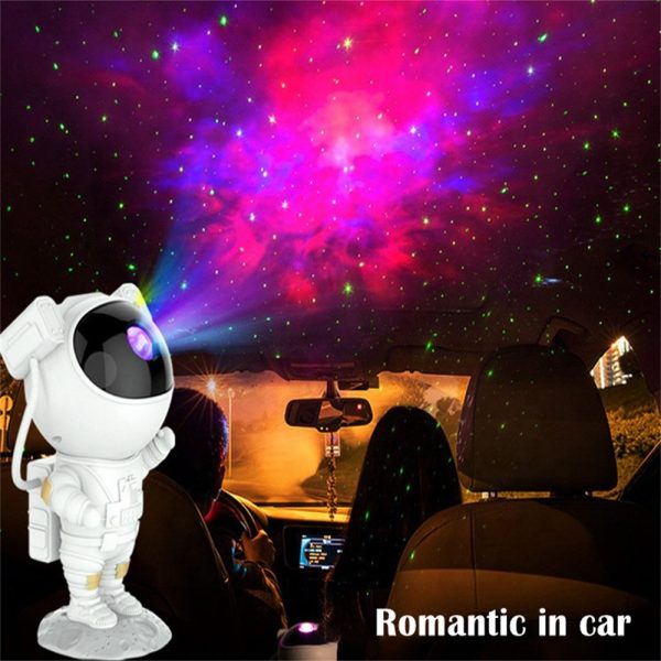 Astronaut Starry Projector Lamp Usb Powered Baby Star Projector Night Light For Kids (3)