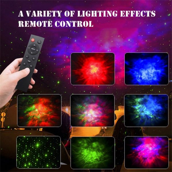 Astronaut Starry Projector Lamp Usb Powered Baby Star Projector Night Light For Kids (8)