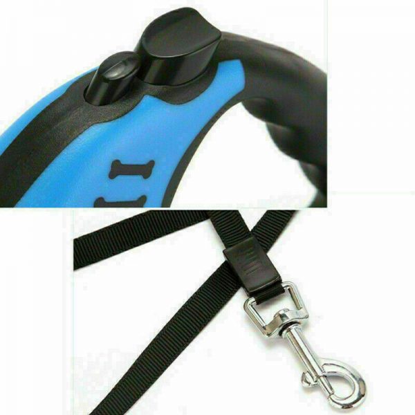 Dog Leash Retractable Nylon Lead Extending Puppy Walking Running Leads (1)