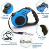 Dog Leash Retractable Nylon Lead Extending Puppy Walking Running Leads (7)
