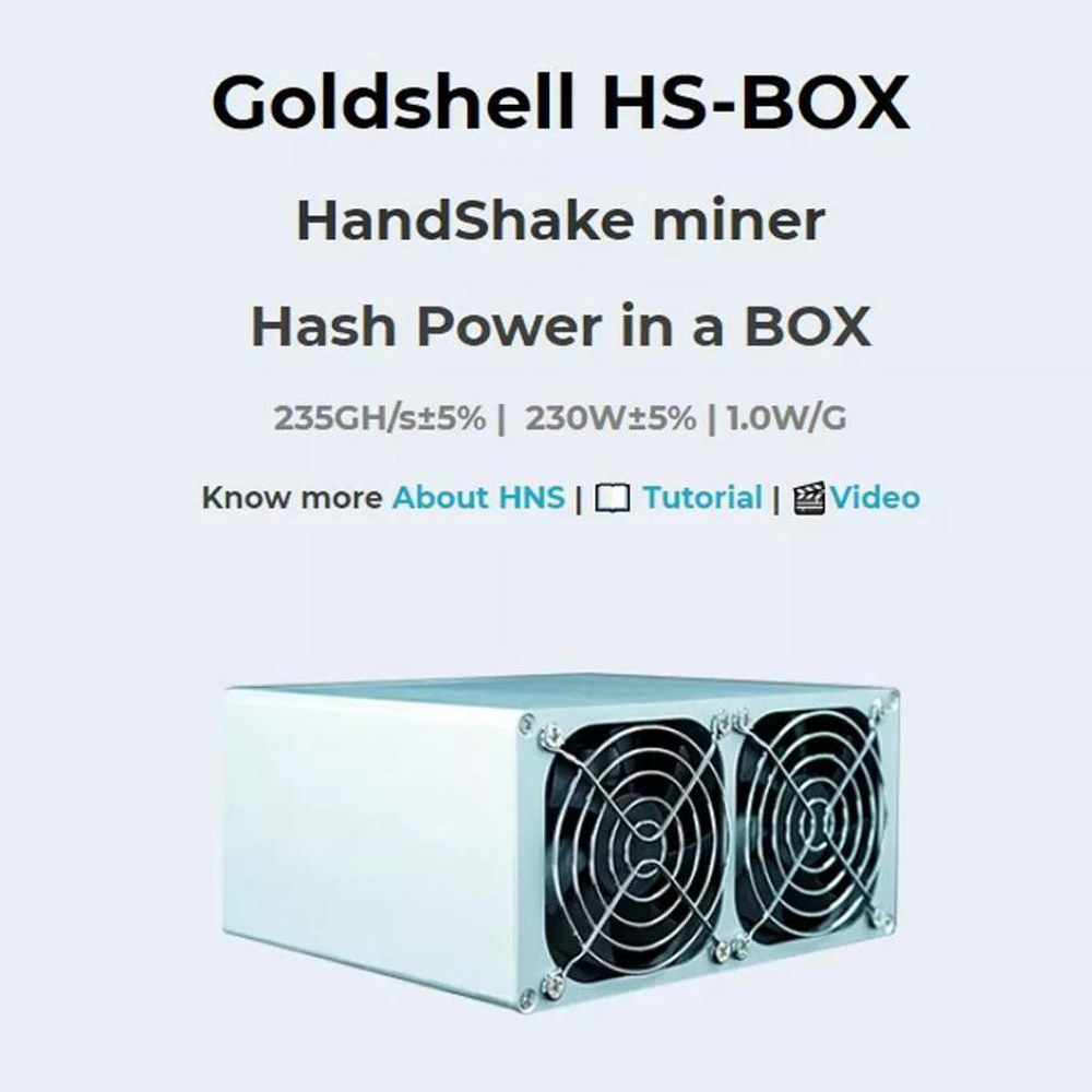 Goldshell Hs Box Mining Machine Hns 230w (without Power Cord) Miner (6)