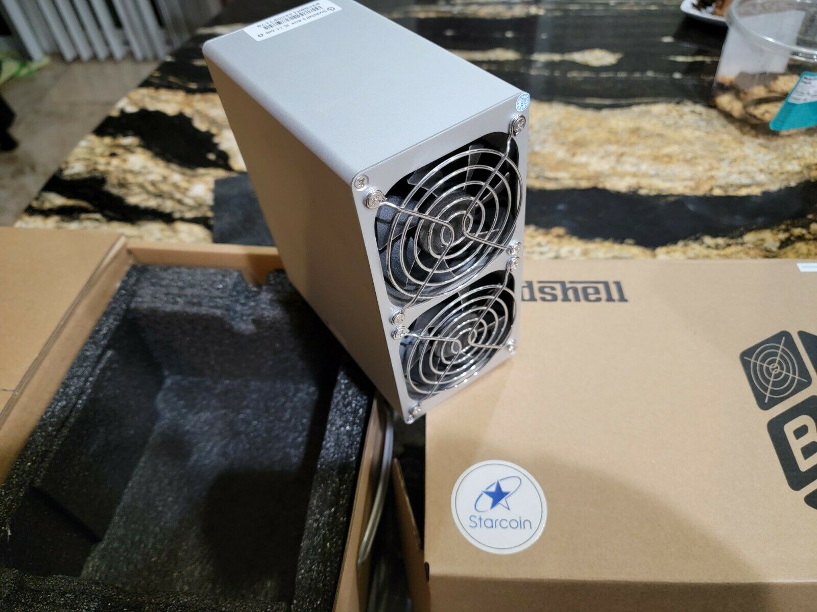 New Goldshell St Box Starcoin Miner 13.9khs 61w Without Power Supply (9)