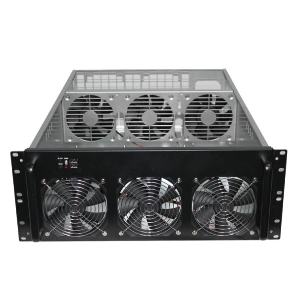 Eth Mining 2021 4u 6gpu Single Power Supply 3 Fan Mining Ethereum Without Gpu (4)