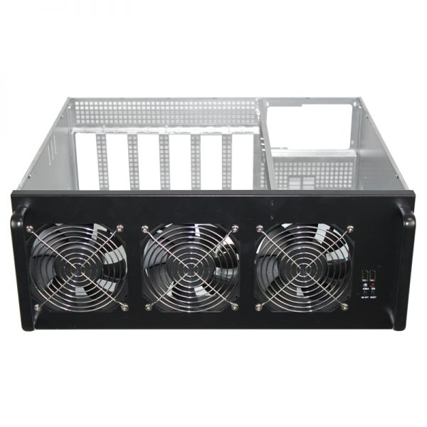 Eth Mining Machine 4u 6gpu Onda D1800 Btc Dedicated Motherboard 3 Fan Without Gpu New (2)