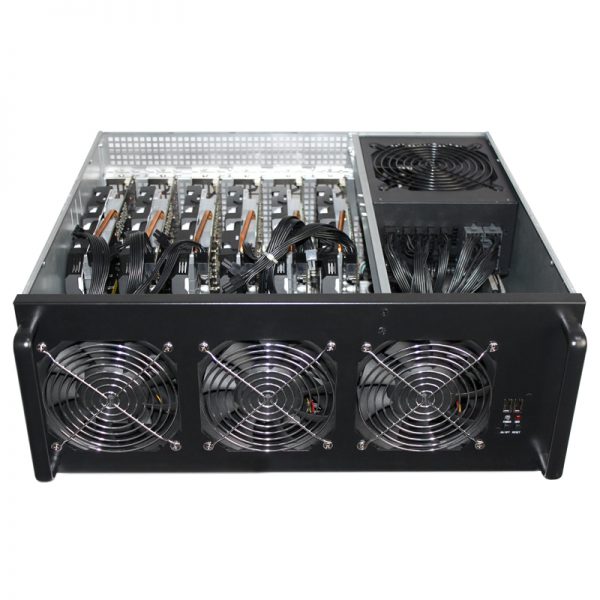 Eth Mining Machine 4u 6gpu Onda D1800 Btc Dedicated Motherboard 3 Fan Without Gpu New (5)