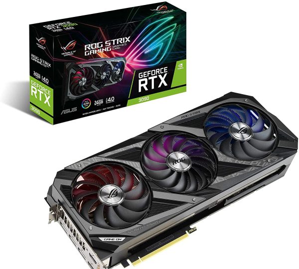 Asus Rog Strix 3090 24gb Gaming Nvidia Geforce Rtx 3090 Graphics Card Pcie 4.0 Gddr6x (12)