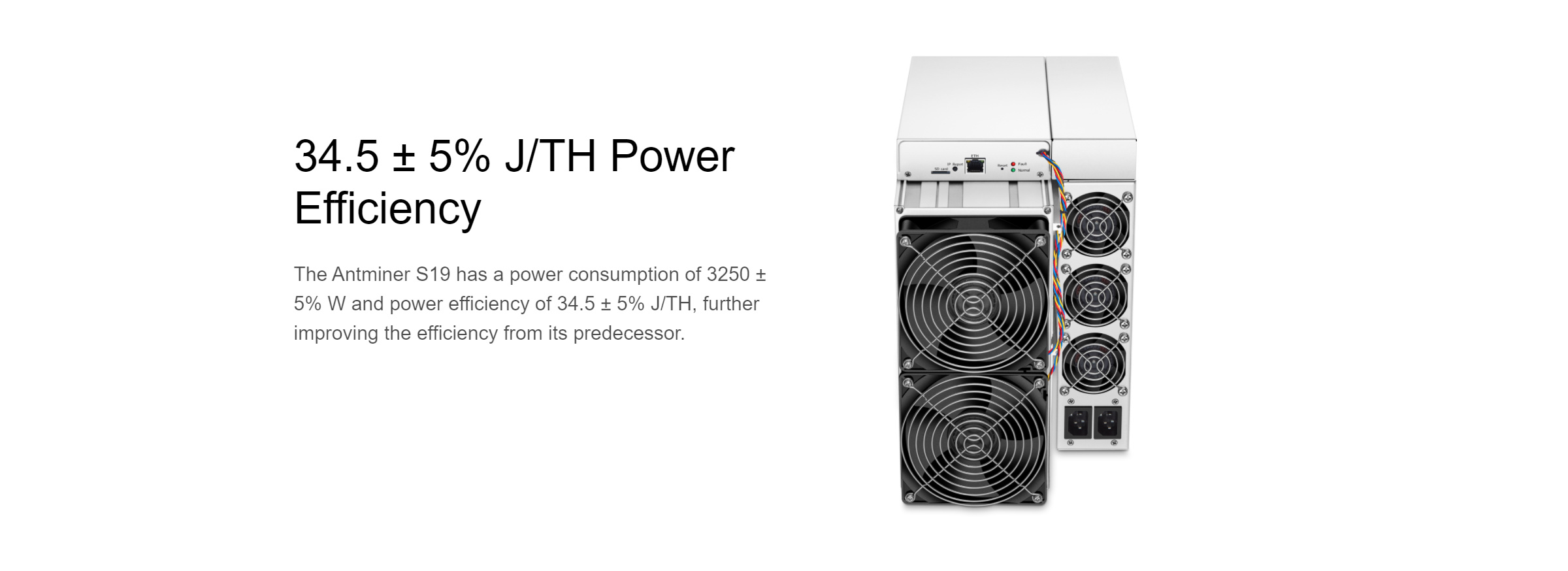 Antminer S19 95t 3250w New Asic Crypto With Apw12 Power Supply (6)