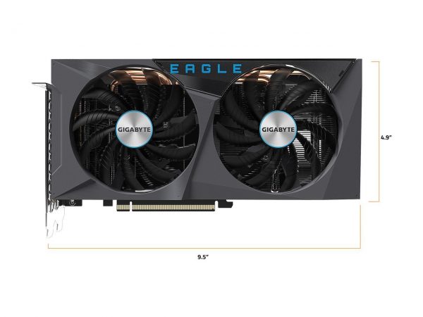 Gigabyte Geforce Rtx 3060 Eagle 12g 2 X Windforce Fans, 12gb 192 Bit Gddr6 Gv N3060eagle 12gd Video Card (8)
