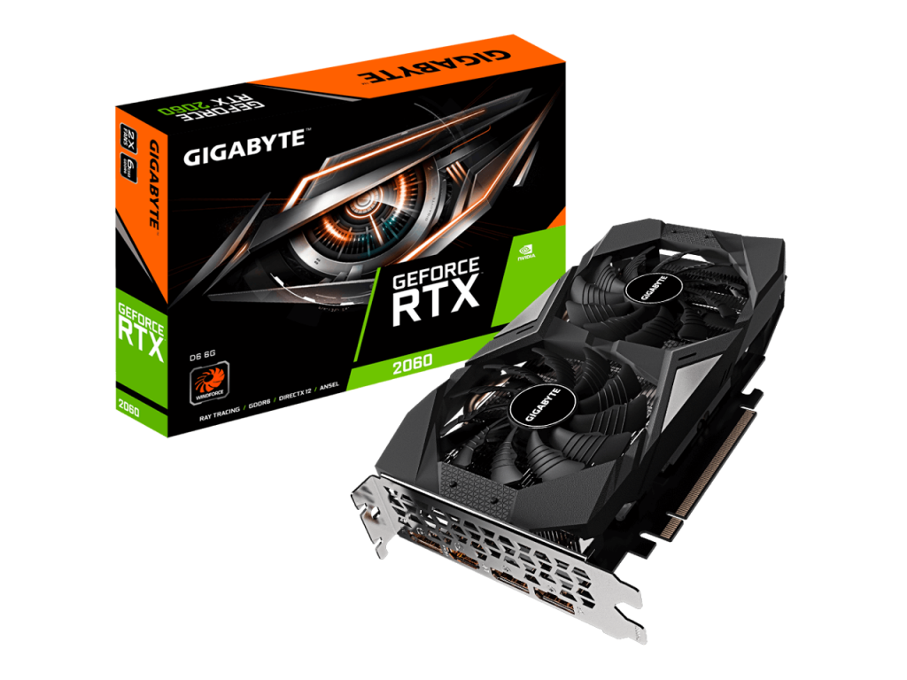 Gigabyte Geforce Rtx 2060 D6 6g Gddr6 Graphics Card Video Card 6gb 192 Bit Gv N2060d6 6gd (6)