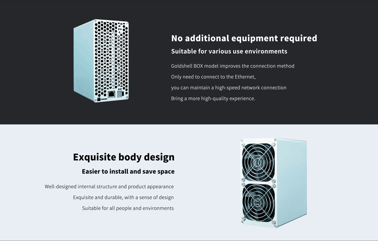 Goldshell Lb Box Without Psu 175ghs Lbry Lbc Asic Miner More Economical Than Ck Box Kd Box Mini Doge L7 L3+ (1)