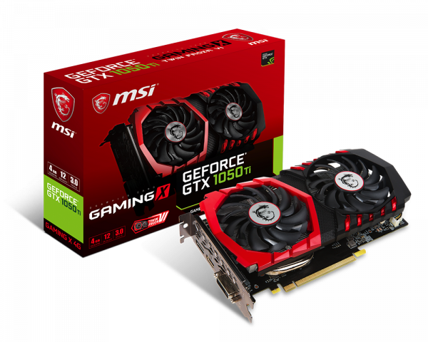 Msi Gtx 1050 Ti 4gb Gddr5 Dual Fan Pci Express 3.0 X16 Atx Video Card (2)