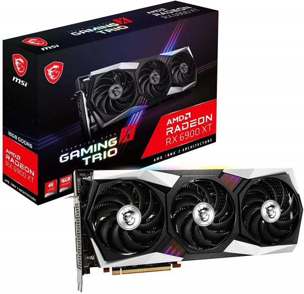 Msi Gaming Radeon Rx 6900 Xt 16gb Gddr6 256 Bit Pci Express 4.0 Video Card Rx 6900 Xt Gaming Trio 16g (11)