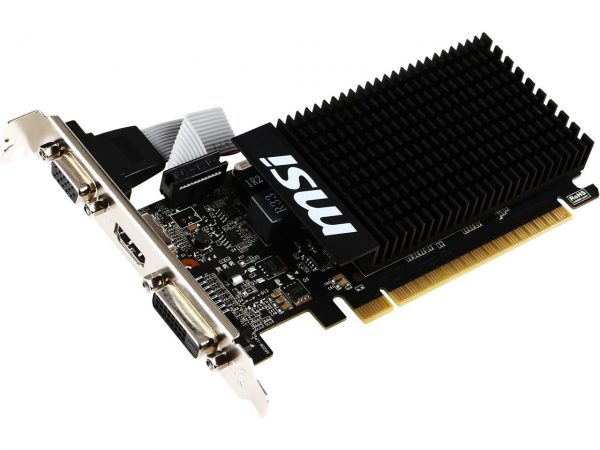 Msi Geforce Gt 710 2gb Ddr3 Pci Express 2.0 X16 Low Profile Video Card Gt 710 2gd3h Lp (1)