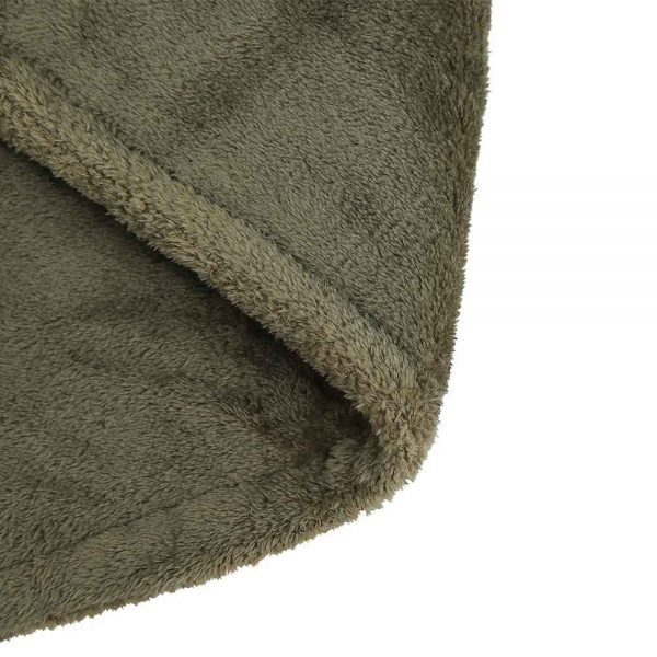 Electric Heated Blanket Uk 5060 Inches Soft Flannel Armygreen (1)