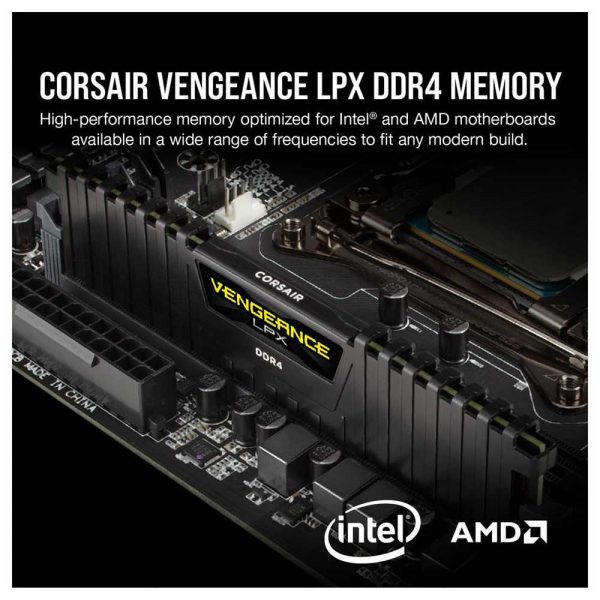 Corsair Vengeance Lpx 16gb Ddr4 3200 (pc4 25600) Model Cmk16gx4m2b3200c16w (3)