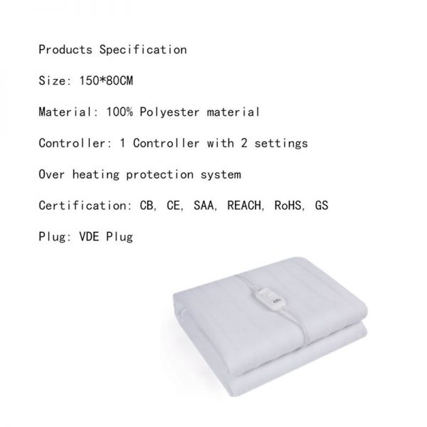 Electric Blankets 6030 Inches With 2 Gears Adjustable (5)