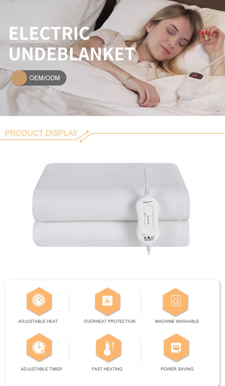 Electric Blankets King Size 6030 Inches With 2 Gears Adjustable (6)