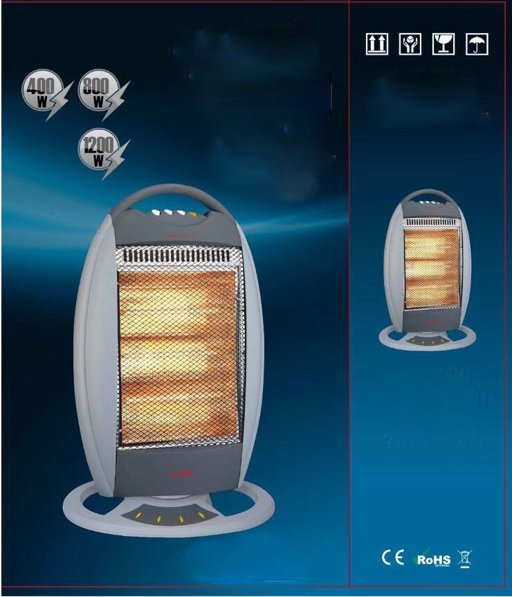 Electric Heaters For Homes 1200w 3 Gears Adjustable With Grey (8)