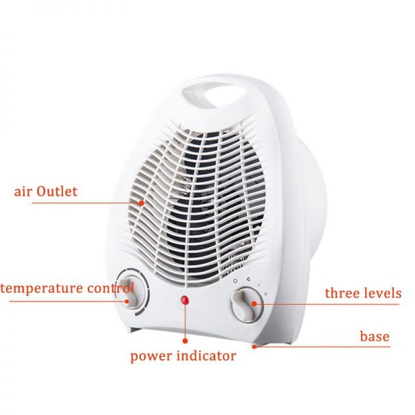 Energy Efficient Electric Heaters 2000w 2 Gears Adjustable (2)