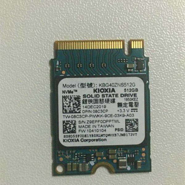 Kioxia Toshiba Kbg40zns512g 512gb Ssd Pcie3.0x4 Nvme M.2 2230 Solid State Drive (9)