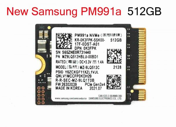 New Samsung Pm991a 512gb 2230 M.2 Nvme Pcie Ssd Solid State Mz9lq512hblu (2)