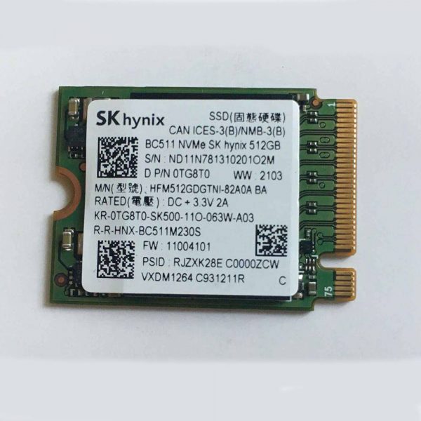 Sk Hynix Bc511 Ssd 512gb Nvmepcie M.2 2230 (1)