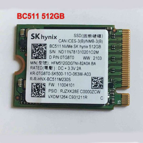 Sk Hynix Bc511 Ssd 512gb Nvmepcie M.2 2230 (3)