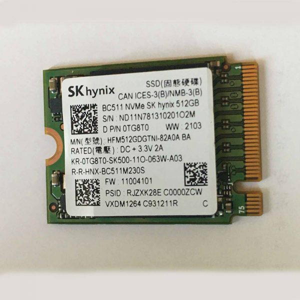 Sk Hynix Bc511 Ssd 512gb Nvmepcie M.2 2230 (6)