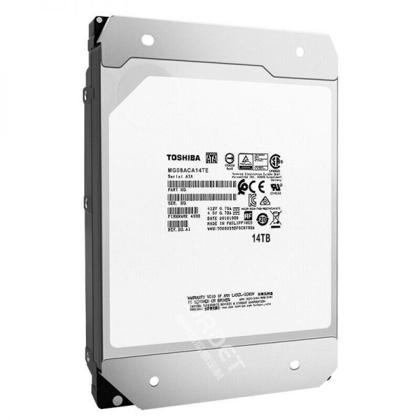 Toshiba Enterprise 14tb Hdd, Sata 3, 3.5 Internal Hard Drive Mg08aca14te (1)