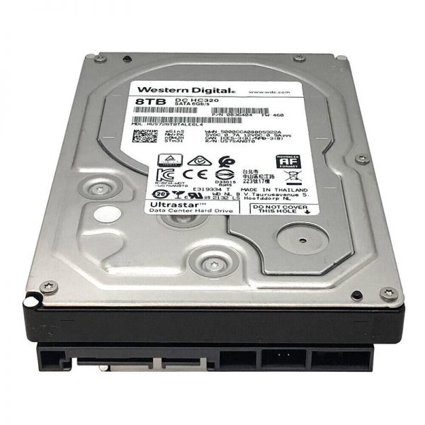 Wd Ultrastar Dc Hc320 Hus728t8tale6l4 8tb 7200rpm Sata 6gbs 3.5 Enterprise Hdd (3)