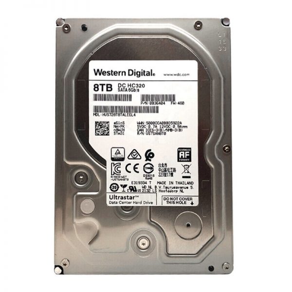 Wd Ultrastar Dc Hc320 Hus728t8tale6l4 8tb 7200rpm Sata 6gbs 3.5 Enterprise Hdd (5)