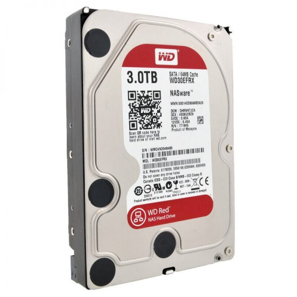 Western Digital Red 3 Tb,internal,5400 Rpm,3.5 (wd30efrx) Hard Drive (5)